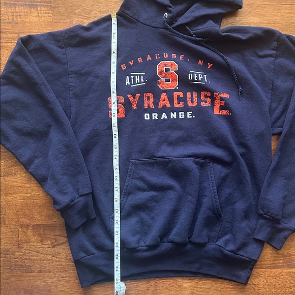 Syracuse NY navy blue versatile, hoodie, men’s size medium - Picture 2 of 7